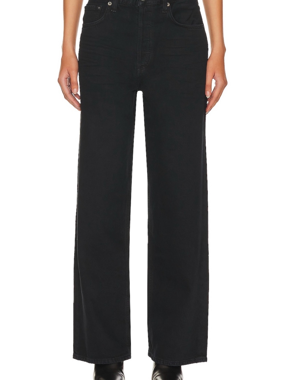 Agolde Low Slung Baggy Jeans in Crushed